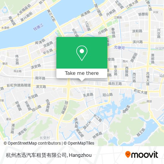杭州杰迅汽车租赁有限公司 map