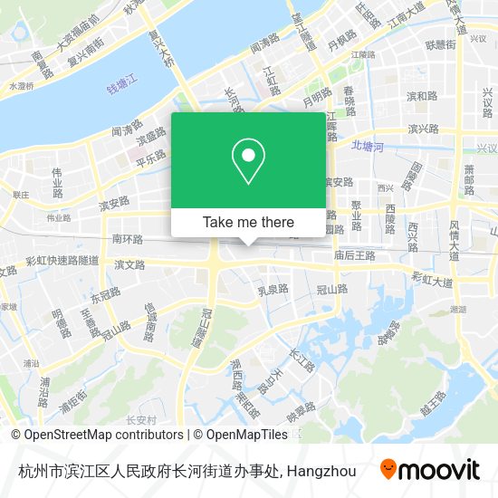 杭州市滨江区人民政府长河街道办事处 map