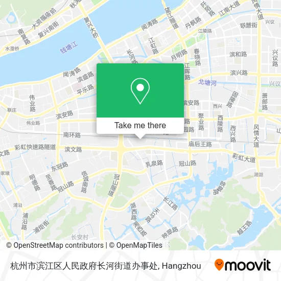 杭州市滨江区人民政府长河街道办事处 map