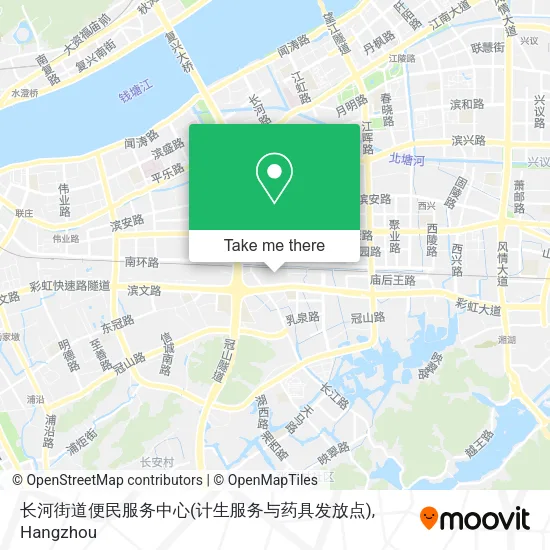长河街道便民服务中心(计生服务与药具发放点) map