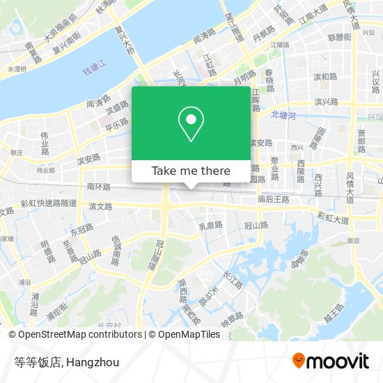 等等饭店 map