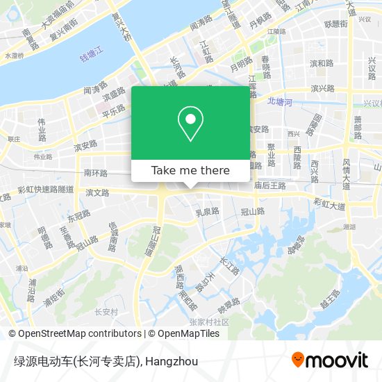 绿源电动车(长河专卖店) map
