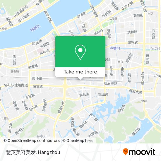 慧英美容美发 map