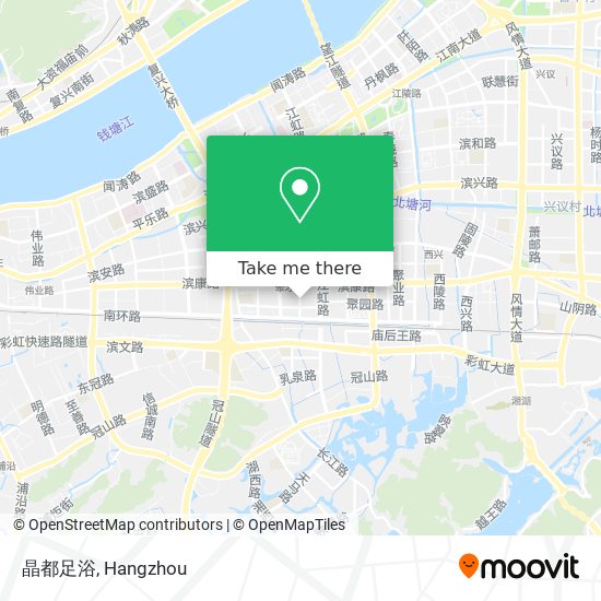 晶都足浴 map
