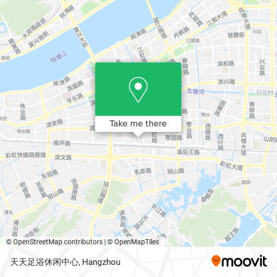 天天足浴休闲中心 map