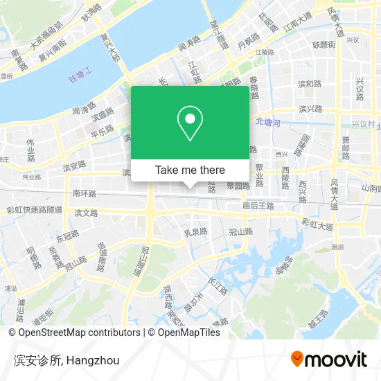 滨安诊所 map
