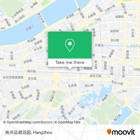 南岸晶都花园 map