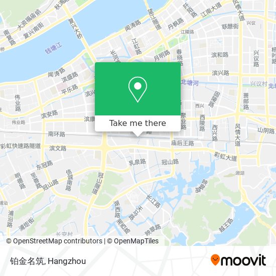 铂金名筑 map