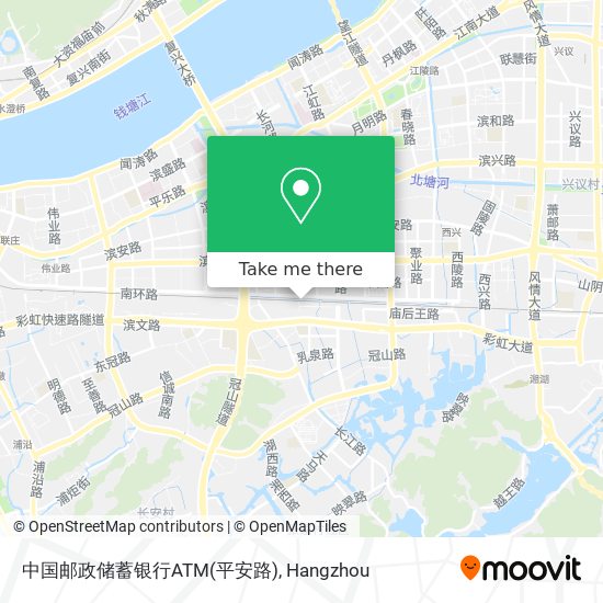 中国邮政储蓄银行ATM(平安路) map