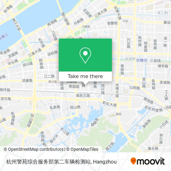 杭州警苑综合服务部第二车辆检测站 map