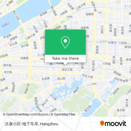 滨康小区-地下车库 map