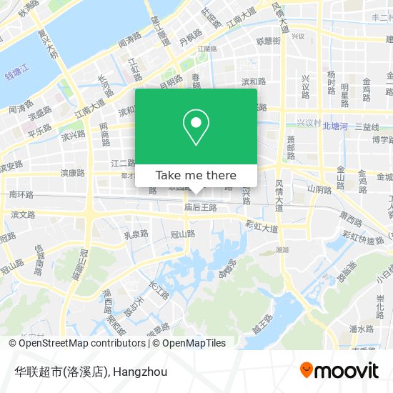 华联超市(洛溪店) map