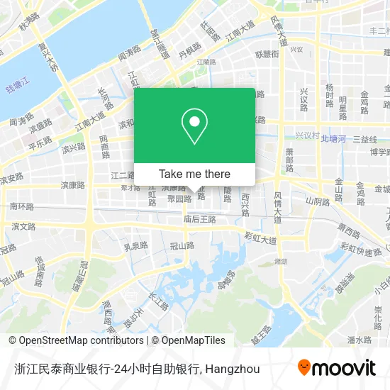 浙江民泰商业银行-24小时自助银行 map