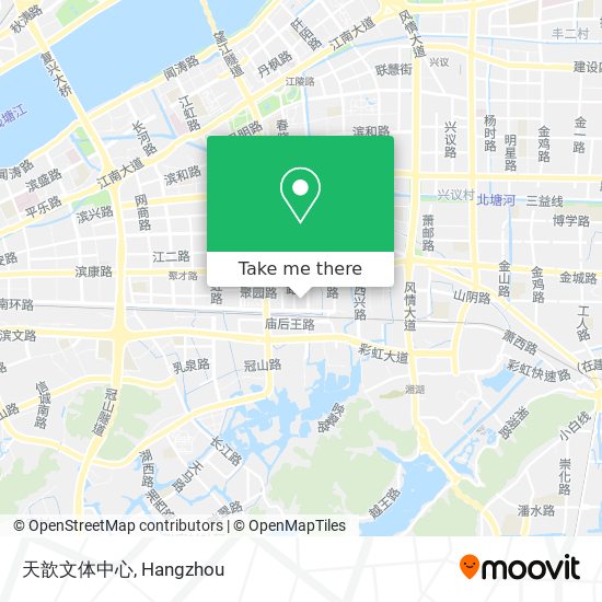 天歆文体中心 map