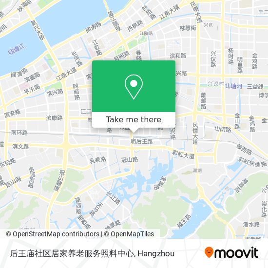 后王庙社区居家养老服务照料中心 map