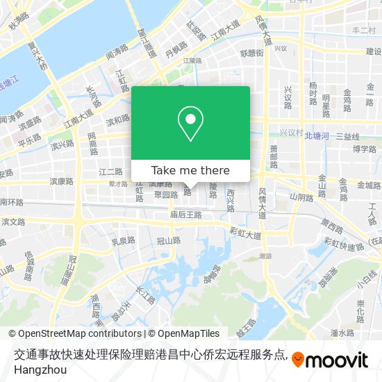 交通事故快速处理保险理赔港昌中心侨宏远程服务点 map