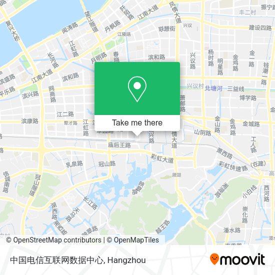 中国电信互联网数据中心 map