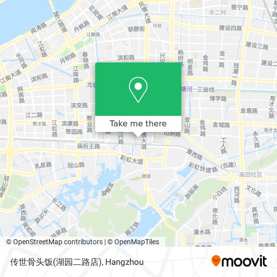 传世骨头饭(湖园二路店) map