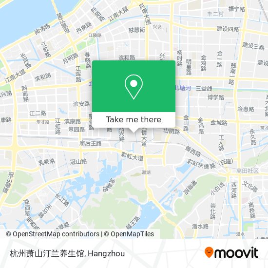 杭州萧山汀兰养生馆 map