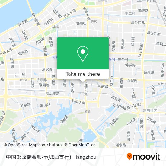 中国邮政储蓄银行(城西支行) map