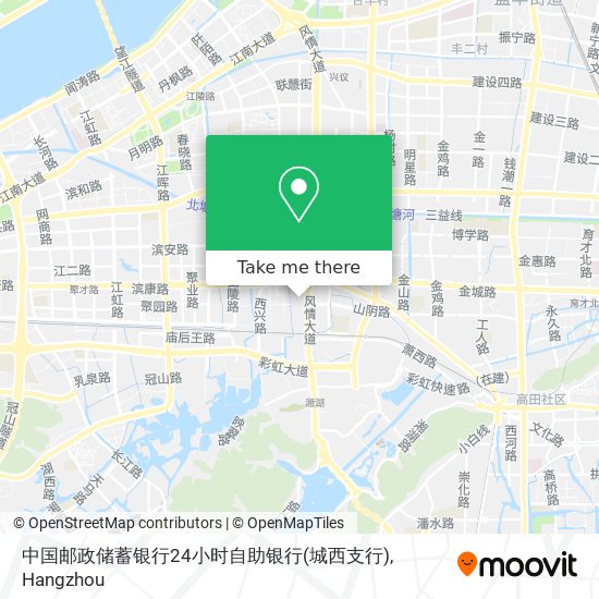中国邮政储蓄银行24小时自助银行(城西支行) map