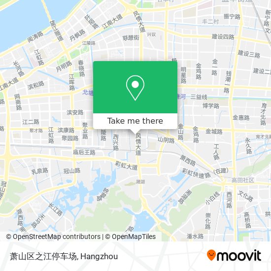 萧山区之江停车场 map