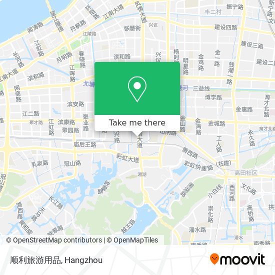 顺利旅游用品 map