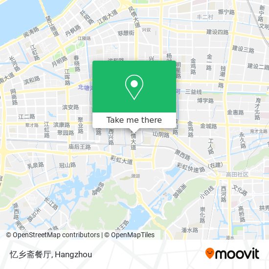 忆乡斋餐厅 map