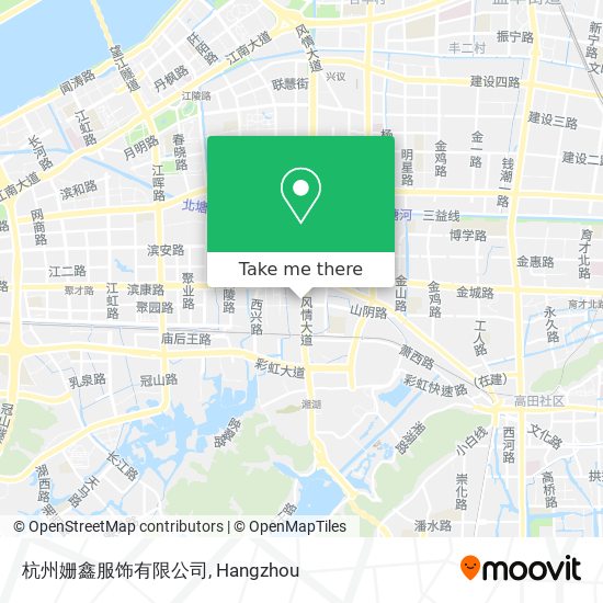 杭州姗鑫服饰有限公司 map