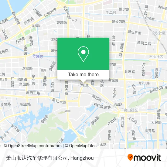萧山顺达汽车修理有限公司 map