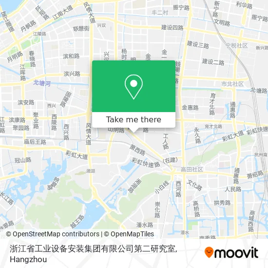 浙江省工业设备安装集团有限公司第二研究室 map