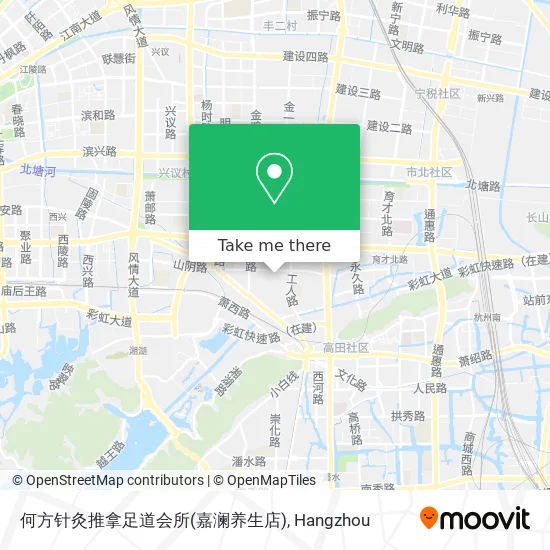 何方针灸推拿足道会所(嘉澜养生店) map