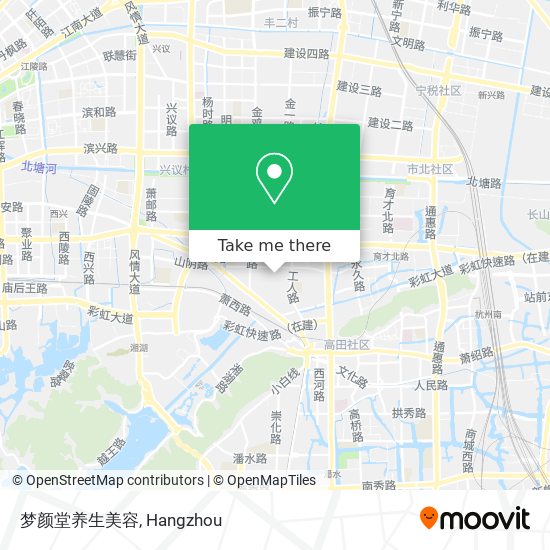 梦颜堂养生美容 map