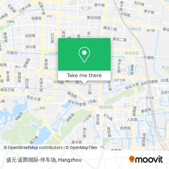 盛元·蓝爵国际-停车场 map