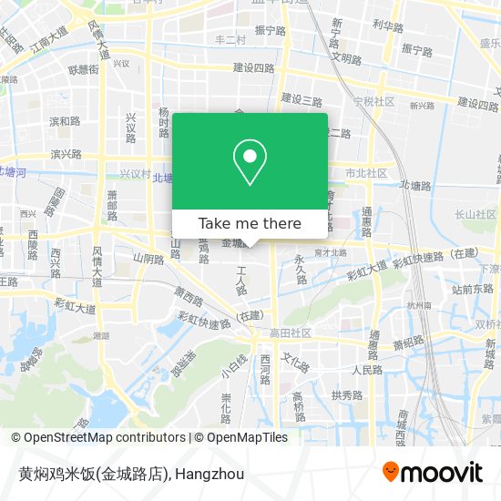 黄焖鸡米饭(金城路店) map