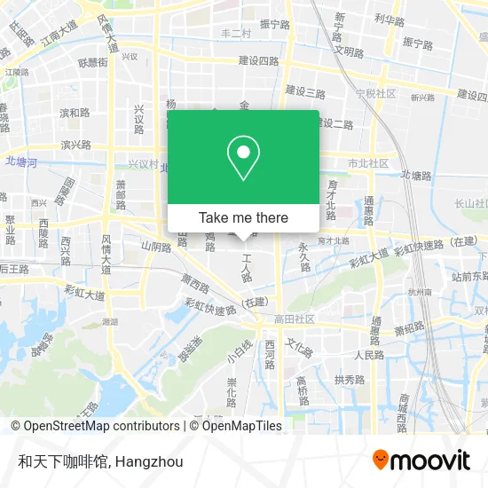 和天下咖啡馆 map