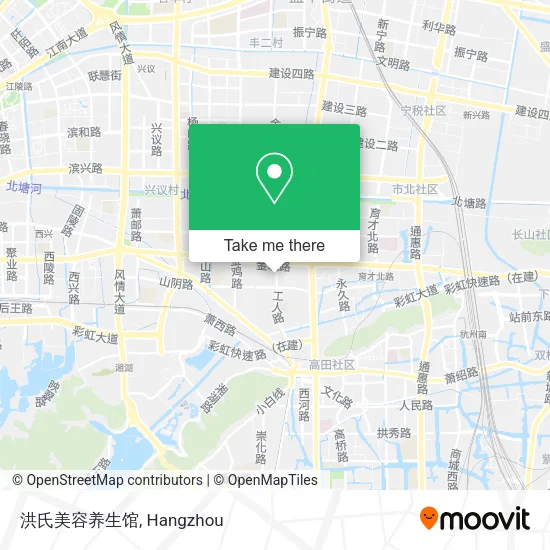 洪氏美容养生馆 map