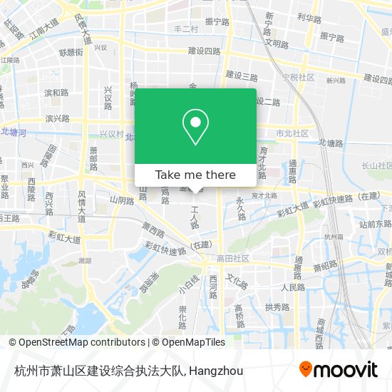 杭州市萧山区建设综合执法大队 map