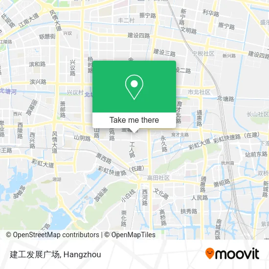 建工发展广场 map