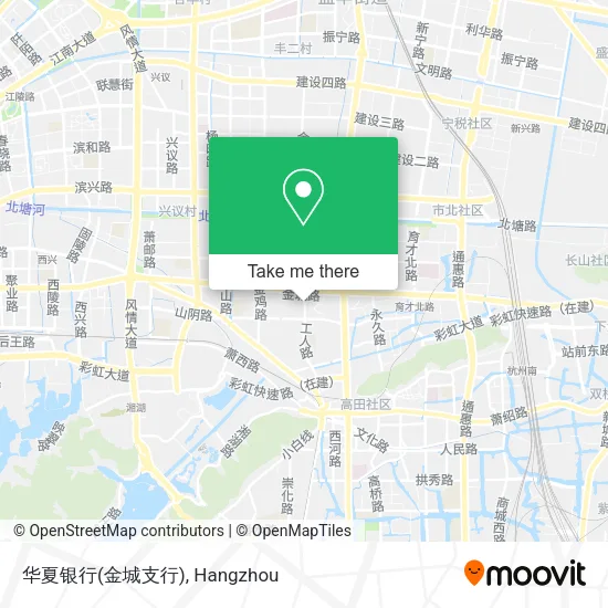 华夏银行(金城支行) map