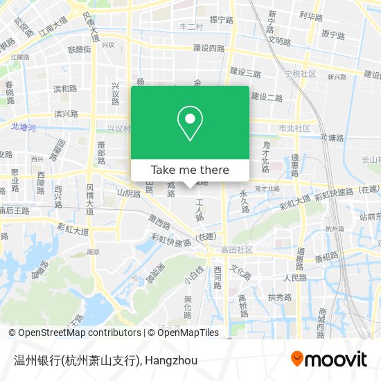 温州银行(杭州萧山支行) map
