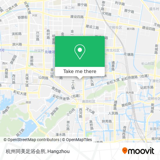杭州同美足浴会所 map