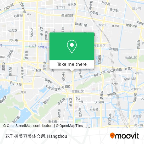 花千树美容美体会所 map