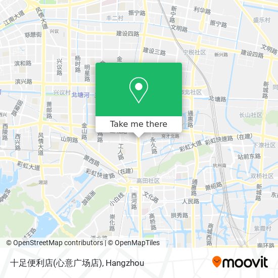 十足便利店(心意广场店) map
