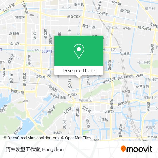 阿林发型工作室 map