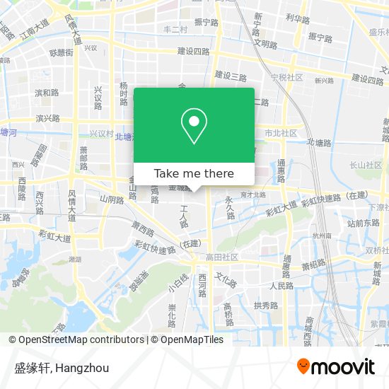 盛缘轩 map