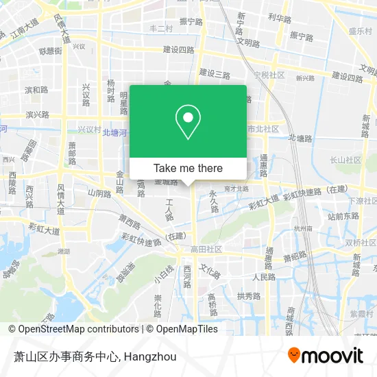 萧山区办事商务中心 map