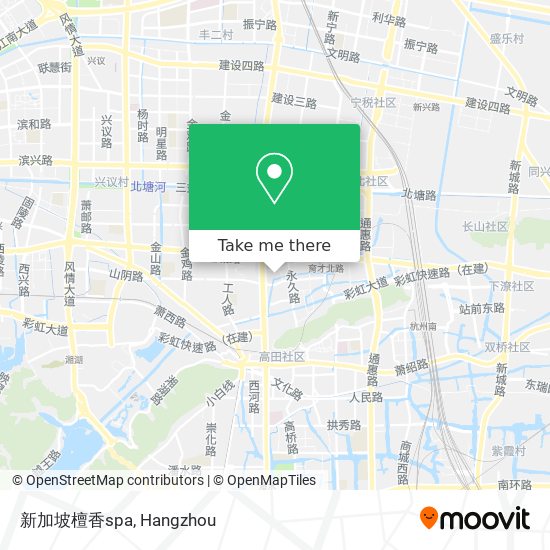 新加坡檀香spa map