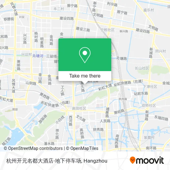杭州开元名都大酒店-地下停车场 map
