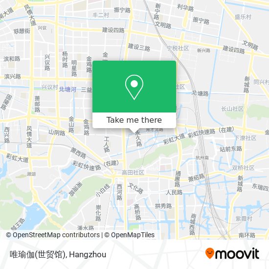 唯瑜伽(世贸馆) map